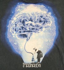VINTAGE The Imaginary Foundation Shirt Mens Extra Large Brain Power Adult A22 