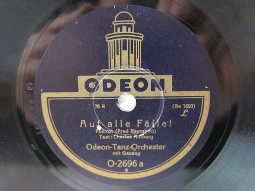78rpm odeon tanz orch - odeon, auf