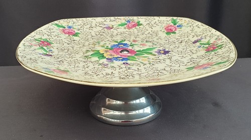 Vintage ceramic cake stand - ceramic,