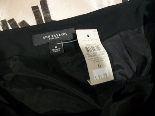Ann taylor black fringe - ann,