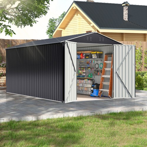 8x12ft outdoor metal storage - metal,