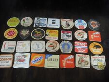 A SELECTION OF 28 VINTAGE BEER MATS DEVENISH WOODBINE PARK DRIVE MANSFIELD ALES