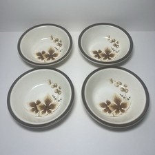4x Country Lane Bowls By Barratts Of Staffordshire 6.75” Diameter 2” Height