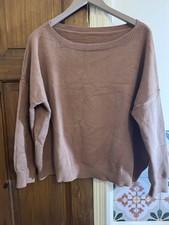 Brown Stylish Oversize Jumper