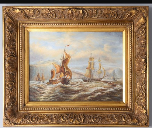 Contemporary school seascape - contemporary, school,