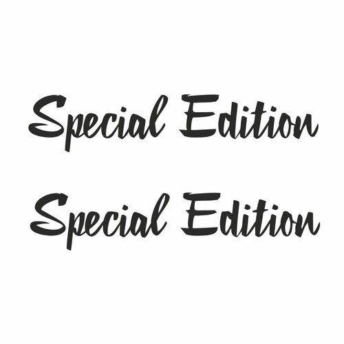 Car sticker special edition