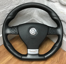Genuine VW MK5 Golf GTI 30th Edition leather MFSW steering wheel. DSG. SRS. 5E