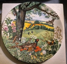 Wedgwood - Meadows And Wheatfields Ltd Ed Colin Newman Country Panorama Plate
