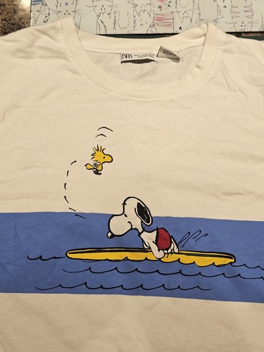 Zara peanuts snoopy shirt - peanuts, t-shirt