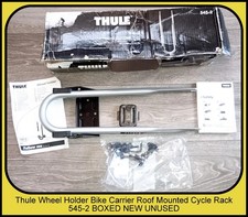 Thule Wheel Holder Bike Carrier Roof Mounted Cycle Rack 545-2 BOXED NEW UNUSED