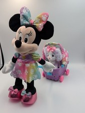 Disney Junior Minnie Mouse Waggin' Wagon Talks & Sings Puppy & Stroller 