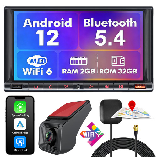 Dvr 32gb 2din android 12 - 7",