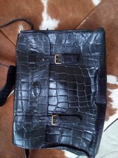 Mulberry Congo black leather briefcase