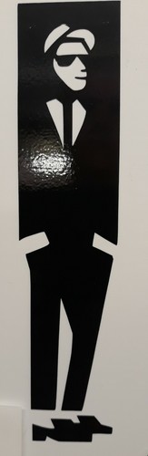 Ska man tall 2tone - 7"tall, car