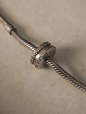 Pandora Double Lined Pave Clip