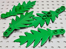 Lego Plant Palm Tree Leaf 8x3 Small [6148] Green x4