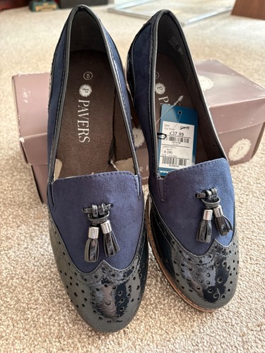 Pavers tassel loafers navy - -,