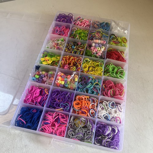 Rubber loom bands bracelet - rubber,