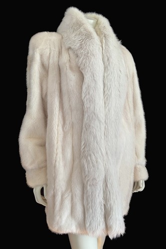Mink fox fur coat - fur, coat,
