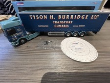 Corgi 1/50 Scale CC13603 DAF ERF Curtainside Tyson H Burridge Ltd Diecast Truck