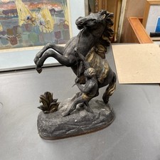 Antique Marley Horse & Trainer