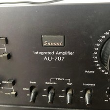 SANSUI AU-707 DC Integrated Amplifier Black Used Maintained Tested Japan
