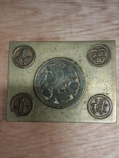 Chinese Antique Brass Box with
