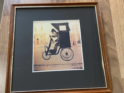 Vintage small framed print - framed,