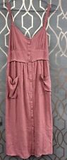 Womens NWOT Next Linen Summer Dress