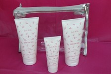 JACK WILLS Travel Bundle❤️ Floral Body Lotion Wash Scrub ❤️Toiletries Zipped Bag