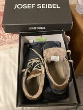 Ladies blue Joseph Seibel laced shoes size 36 Excellent Condition