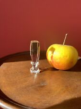 Antique Writing A Crystal / Glass Desk Wax Seal C.1880 With F hand Engraved