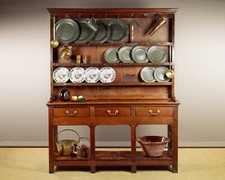 Antique welsh dresser rack - dresser, &