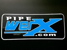 Pipe Werx Tool Box Gel Badge Sticker 140mm x 50mm