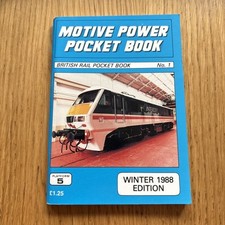 Motive Power Pocket Book Winter 1988 - 21st ed (Platform 5 Publishing, 1987)