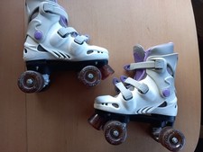 Roller Skates Quads SFR Phoenix Size 3 white / purple 57mm wheels