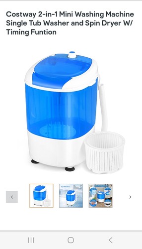 Mini washing machine - 2-in-1,