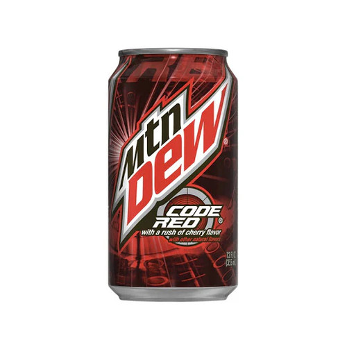 Mountain dew code red - dew, (355ml)