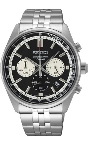 Seiko chrono watch black - chrono,