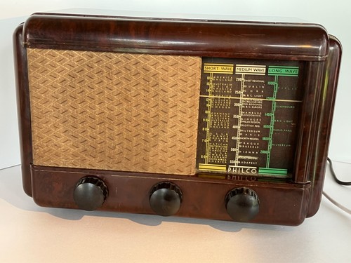 Vintage philco bakelite valve - philco,