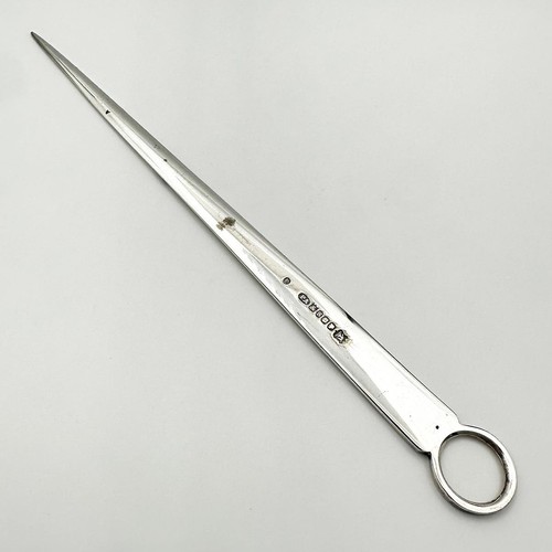 Victorian meat skewer silver - victorian,