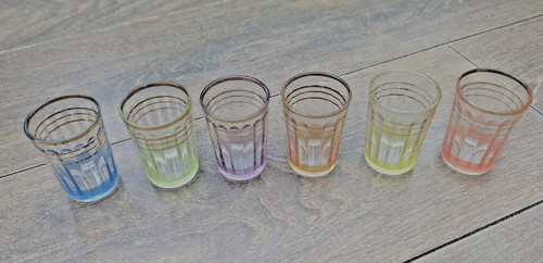 Vintage set rainbow - of, 6x