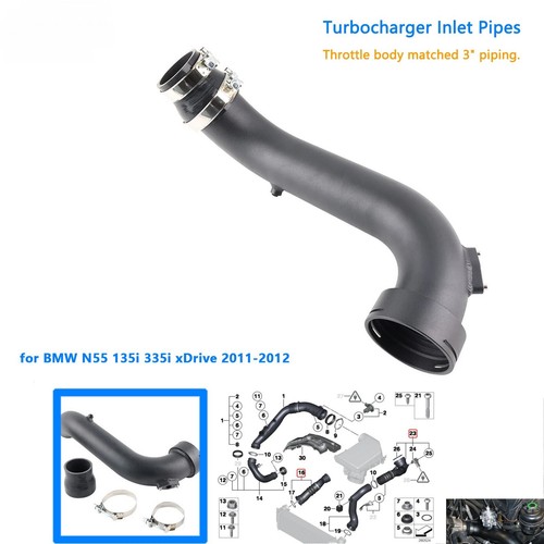 High flow intake - intake, pipe