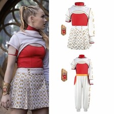 Kids Zombies 4: Dawn of the Vampires Nova Cosplay Costume Girls Tops Skirt Sets
