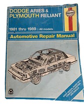 Haynes 30008 dodge aries - dodge,