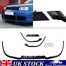 3pcs Gloss Black Front Bumper Lip Spoiler Splitter Diffuser For Seat Leon Mk1