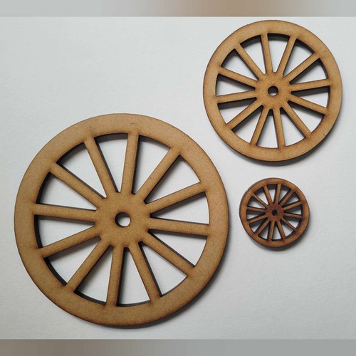 Large 6mm thick wooden - 6mm,