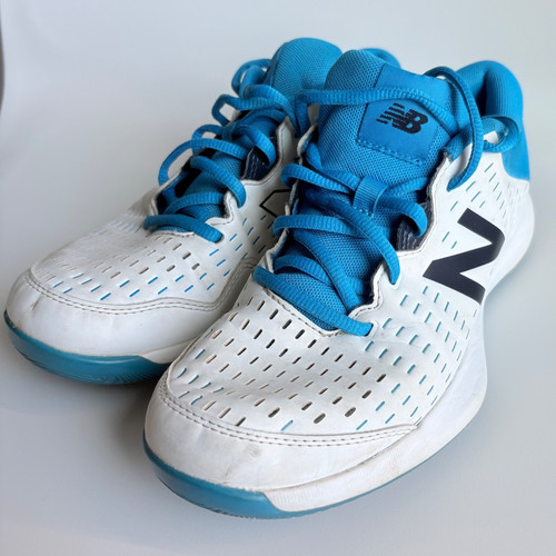 Light blue and white - white, new