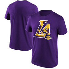 Los Angeles Lakers T-Shirt Men's NBA Purple Top - New