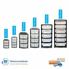 3/4/5/6 Large Drawer Plastic